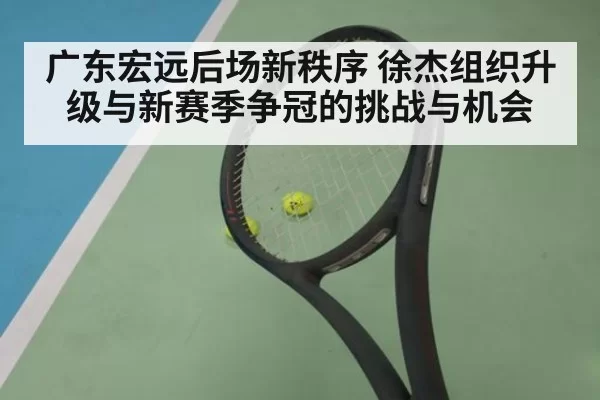 广东宏远后场新秩序 徐杰组织升级与新赛季争冠的挑战与机会